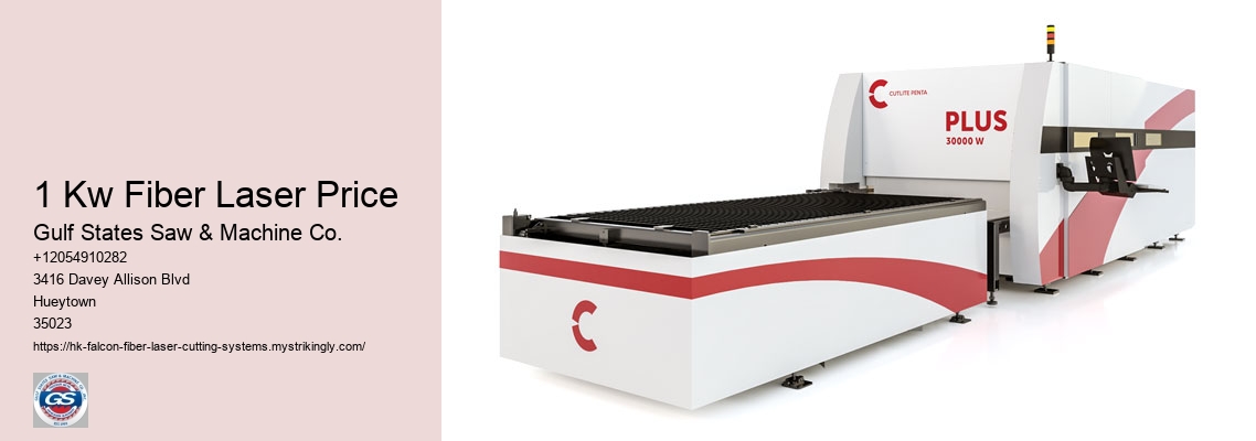 1 Kw Fiber Laser Price